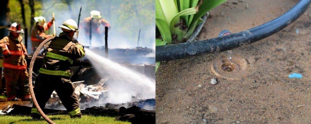 firehose versus drip irrigation