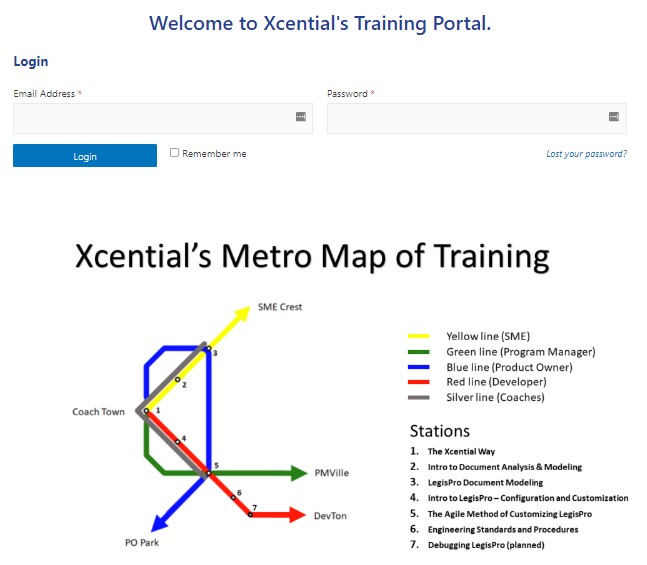 Xcential training portal